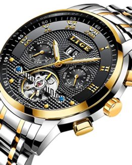 Mens Watches Top Luxury Brand LIGE Fashion