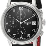 Elysee Men's Classic-Edition Analog Display Quartz Black Watch