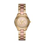Michael Kors Women's Mini Slim Runway Gold-Tone Watch MK3650