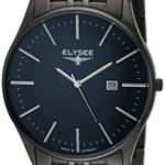 Elysee Men's Classic-Edition Analog Display Quartz Black Watch