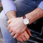 BUREI Mens Business Casual Elegant Chronograph Sports Watch