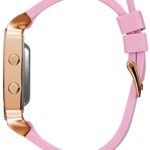 GUESS Women's Digital Silicone Watch, Color: Pink