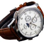 White Globe Dial Automaitc Chronometer Womens Mens Watch