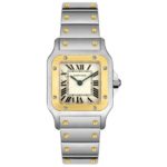 Cartier Women's Santos 18K Gold and Stainless Steel Watch