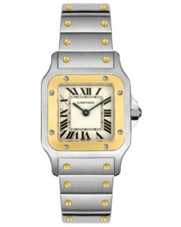 Cartier Women's Santos 18K Gold and Stainless Steel Watch