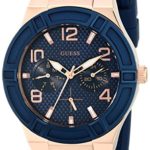 GUESS Women's Stainless Steel Silicone Casual Watch