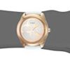 Guess G Twist White Dial Silicone Strap Ladies Watch