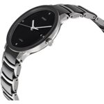 Rado Women's Centrix Black Ceramic Bracelet Watch