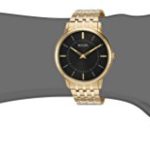 Bulova Men's Quartz Stainless Steel Casual Watch, Color:Gold-Toned