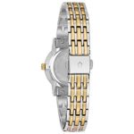 Bulova Women's Diamond Accented Silver-Tone Bracelet Watch