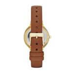 Skagen Women's Anita Saddle' Quartz Stainless Steel and Leather Casual Watch