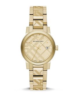 Burberry The City Gold-Tone Ladies Watch