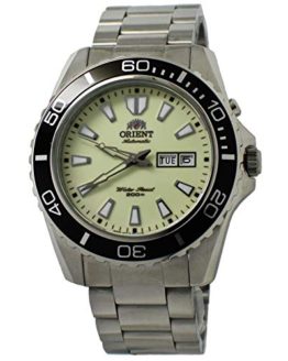 Orient Men's Automatic Stainless Steel Diving Watch, Color:Silver-Toned