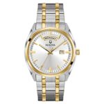 Bulova Men's 98C127XG Quartz Yellow Gold and Silver