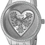 GUESS Women's U0910L1 Trendy Silver-Tone Watch