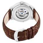 Stuhrling Original Delphi Automatic Watch - Grey Skeleton Dial Wrist Watch for Men