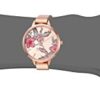 Nine West Women's Rose Gold-Tone and Blush Pink Strap Watch