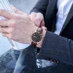 BUREI Men‘s Classic Quartz Wristwatch with Day Date Calendar