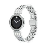 Movado Women's Esperanza Stainless Steel Watch with Diamond Accent Bezel