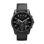 Armani Exchange Men's AX2098 Black Leather Watch