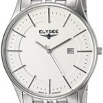 ELYSEE Men's Classic-Edition Analog Display Quartz Silver Watch