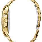 ✨ Sparkle in Style with GUESS Women's Gold-Toned Quartz Watch - A Glamorous Timepiece with 24-Hour Subdials! ⌚💫