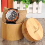 BOBO BIRD Mens Luxury Wooden Wrist Watches Large Size Date