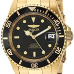 Invicta Men's Analog Display Japanese Automatic Gold/Black Watch