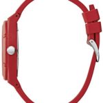 GUESS U0979L3 Red Silicone Casual Watch - A Sporty Timepiece Infused with Modern Elegance! 🕰️🌟