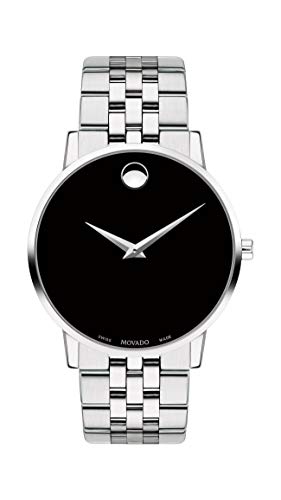Movado Men's Museum Stainless Steel Watch with Concave Dot Museum Dial