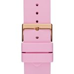GUESS Women's Digital Silicone Watch, Color: Pink