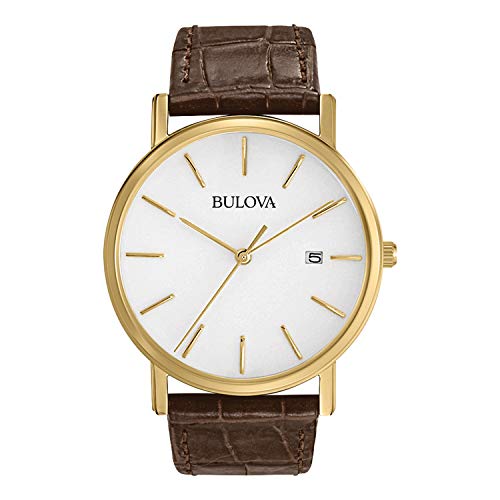 Bulova Men's Gold-Tone Stainless Steel Watch