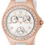 Invicta Women's Angel Jelly Fish Crystal-Accented 18k Rose Gold Watch