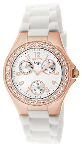 Invicta Women's Angel Jelly Fish Crystal-Accented 18k Rose Gold Watch
