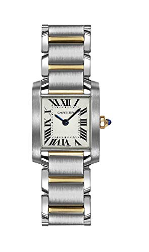 Cartier Women's Tank Francaise Stainless Steel and 18K Gold Watch