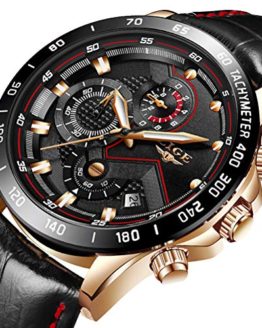Mens Watches Luxury Brand LIGE Fashion Casual Sports