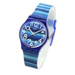 Swatch Unisex GN237 Blue Plastic Watch
