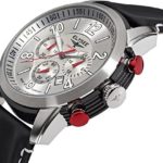 Elysee Men's Competition Analog Display Quartz Black Watch