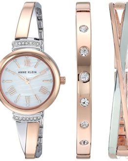 Anne Klein Women's Swarovski Crystal Accented Watch