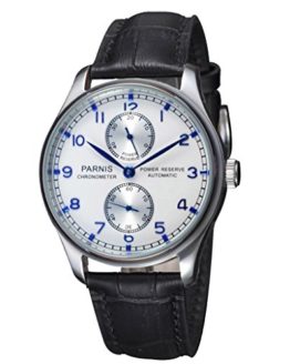 Fanmis White Dial Sapphire Seagull Movement Power Watch