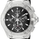 TAG Heuer Men's Swiss Quartz Stainless Steel and Rubber Casual Watch
