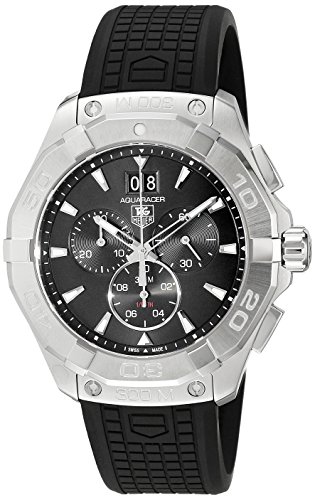 TAG Heuer Men's Swiss Quartz Stainless Steel and Rubber Casual Watch