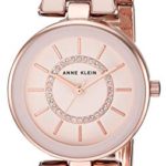 Anne Klein Women's Swarovski Crystal Accented Blush Pink Watch