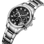 BUREI Women Chronograph Watches Analog Quartz Watch