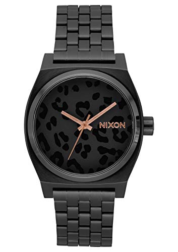 Nixon Time Teller x NATO All Black/Cheetah Men’s Watch