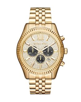 Michael Kors Men's Lexington Gold-Tone Watch MK8494