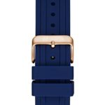 GUESS Men's Stainless Steel Casual Silicone Watch