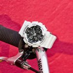 Casio G-Shock GA-100 Military Series Watches - White/One Size