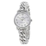 Delancey" Stainless Chain Link Bracelet Watch for Women by Coach.