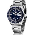 Seiko Men's SNZH53 Seiko 5 Automatic Dark Blue Dial Stainless Steel Watch